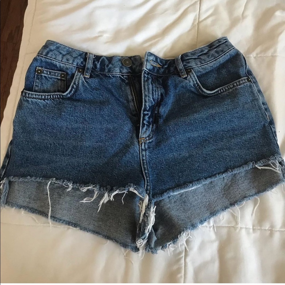 Denim shorts